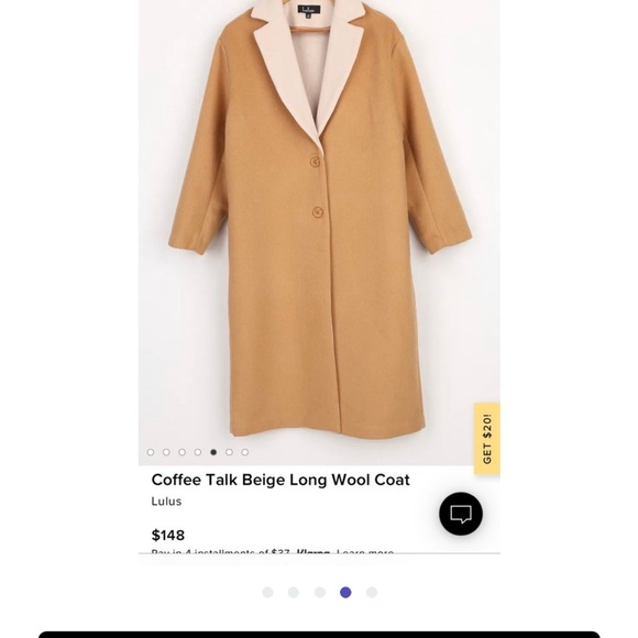 Lulus Coffee Talk Wool Coat - Picture 5 of 5